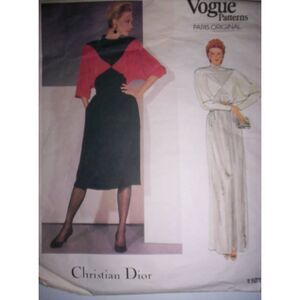#1101 Vogue Paris Original - Christian Dior - Misses' Dress - Size 12